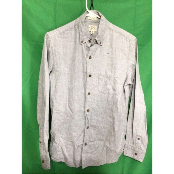 J. Crew Brushed Twill Shirt Size Small Light Gray - Picture 6 of 15